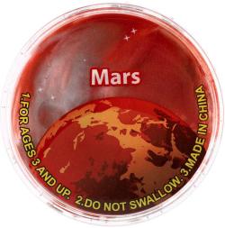 Sliz planety sluneční soustava 7cm zábavná hmota různé druhy