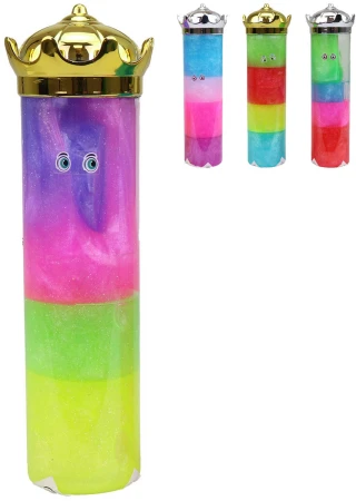 Sliz zábavný barevný Král 21cm různé barvy v tubě