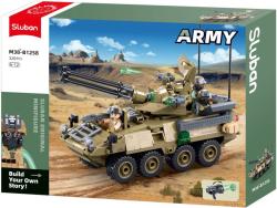 Sluban ARMY Transporter OEF Stryker ADS 320 dílků + 3 figurky (stavebnice)