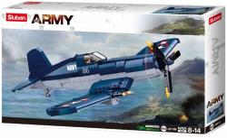 SLUBAN ARMY WWII Americký stíhací letoun F4U 550 dílků + 1 figurka (stavebnice) SLUBAN ARMY WWII Americký stíhací letoun F4U 550 dílků + 1 figurka (stavebnice)