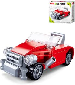 Sluban Builder Červený kabriolet auto 41 dílků (stavebnice)
