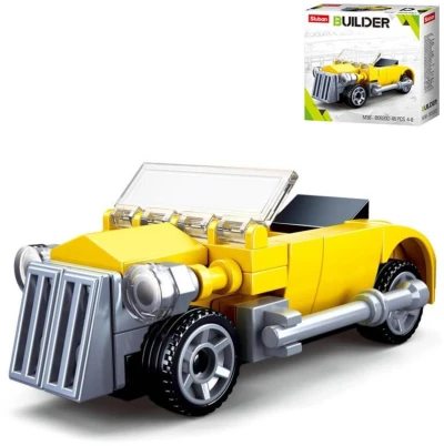 Sluban Builder Žlutý kabriolet auto veterán 48 dílků (stavebnice) Sluban Builder Žlutý kabriolet auto veterán 48 dílků (stavebnice)