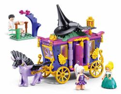 Sluban Girls Dream Kočár s jednorožcem 287 dílků + 4 figurky (stavebnice)