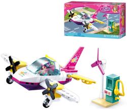 Sluban Girls Dream Soukromé letadlo 111 dílků + 1 figurka (stavebnice)