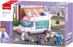 Sluban Metropolis Auto záchranná služba 251dílků + 3 figurky (stavebnice)