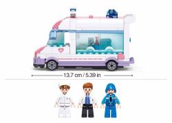 Sluban Metropolis Auto záchranná služba 251dílků + 3 figurky (stavebnice)