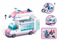 Sluban Metropolis Auto záchranná služba 251dílků + 3 figurky (stavebnice)