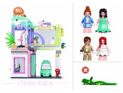 Sluban Metropolis Hotel Crown 435 dílků + 4 figurky (stavebnice)