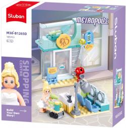 Sluban Metropolis Kadeřnictví 105 dílků + figurka (stavebnice)