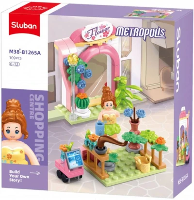 Sluban Metropolis Květinářství 109 dílků + figurka (stavebnice) Sluban Metropolis Květinářství 109 dílků + figurka (stavebnice)