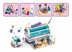 Sluban Metropolis Mobilní ošetřovací vůz 477dílků + 5 figurek (stavebnice)