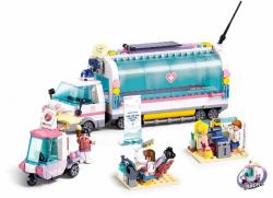 Sluban Metropolis Mobilní ošetřovací vůz 477dílků + 5 figurek (stavebnice)
