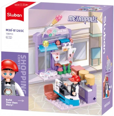 Sluban Metropolis Obchod s nápoji 108 dílků + figurka (stavebnice) Sluban Metropolis Obchod s nápoji 108 dílků + figurka (stavebnice)