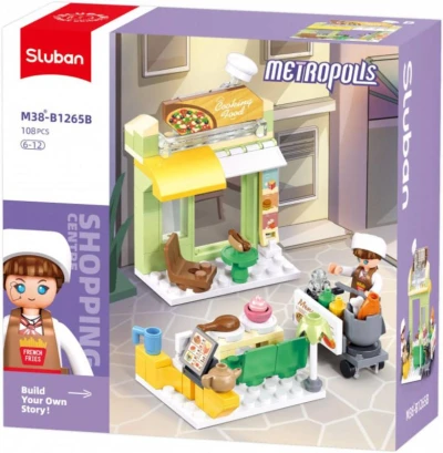 Sluban Metropolis Rychlé občerstvení 108 dílků + figurka (stavebnice) Sluban Metropolis Rychlé občerstvení 108 dílků + figurka (stavebnice)