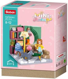 Sluban Mini Handcraft Obývák 219 dílků + 1 figurka (stavebnice)