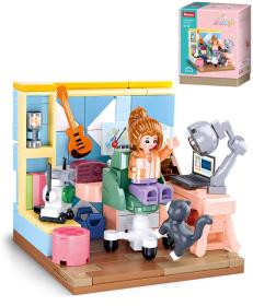 Sluban Mini Handcraft Studentský pokoj 216 dílků + 1 figurka (stavebnice)