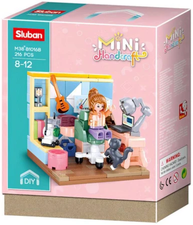 Sluban Mini Handcraft Studentský pokoj 216 dílků + 1 figurka (stavebnice)
