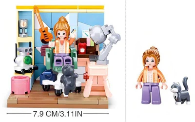 Sluban Mini Handcraft Studentský pokoj 216 dílků + 1 figurka (stavebnice)