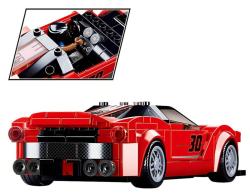 Sluban Model Bricks Auto červený italský sporťák 262 dílků + 2 figurky (stavebnice)