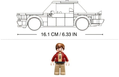 Sluban Model Bricks Auto klasický vůz 2002 277 dílků + 1 figurka (stavebnice)