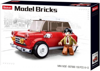 Sluban Model Bricks Auto Mini vůz červený 150 dílků + 1 figurka (stavebnice) Sluban Model Bricks Auto Mini vůz červený 150 dílků + 1 figurka (stavebnice)