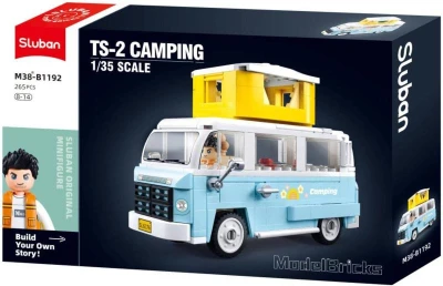 Sluban Model Bricks Auto obytný vůz TS-2 265 dílků + figurka (stavebnice) Sluban Model Bricks Auto obytný vůz TS-2 265 dílků + figurka (stavebnice)