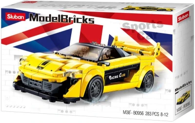 Sluban Model Bricks Auto žlutý anglický sporťák 283 dílků + 2 figurky (stavebnice) Sluban Model Bricks Auto žlutý anglický sporťák 283 dílků + 2 figurky (stavebnice)
