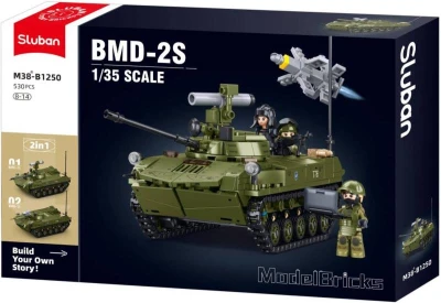Sluban Model Bricks Bojové vozidlo BMD-25 530 dílků + 3 figurky (stavebnice) Sluban Model Bricks Bojové vozidlo BMD-25 530 dílků + 3 figurky (stavebnice)
