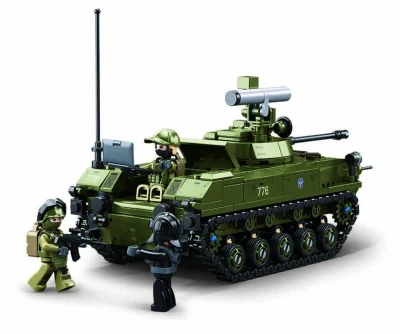 Sluban Model Bricks Bojové vozidlo BMD-25 530 dílků + 3 figurky (stavebnice)