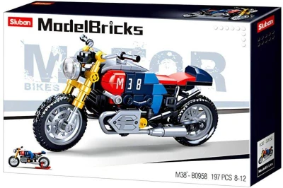 Sluban Model Bricks Motocykl Café Racer 197 dílků (stavebnice) Sluban Model Bricks Motocykl Café Racer 197 dílků (stavebnice)