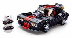 Sluban Model Bricks Pouliční závodní auto 328 dílků + 1 figurka 2v1 (stavebnice)
