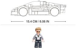 Sluban Model Bricks Sportovní vůz 2020 264 dílků + 1 figurka (stavebnice)