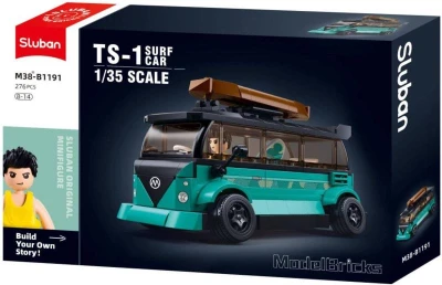 Sluban Model Bricks Surfařský vůz TS-1 276 dílků + figurka (stavebnice) Sluban Model Bricks Surfařský vůz TS-1 276 dílků + figurka (stavebnice)
