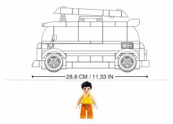 Sluban Model Bricks Surfařský vůz TS-1 276 dílků + figurka (stavebnice)