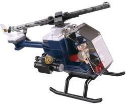 Sluban Police Policejní vrtulník 88 dílků + 1 figurka 4into1 (stavebnice)