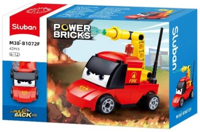 Sluban Power Bricks Auto hasiči s očima zpětný chod 42 dílků (stavebnice) Sluban Power Bricks Auto hasiči s očima zpětný chod 42 dílků (stavebnice)