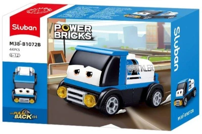 Sluban Power Bricks Cisterna modrá zpětný chod 44 dílků (stavebnice) Sluban Power Bricks Cisterna modrá zpětný chod 44 dílků (stavebnice)