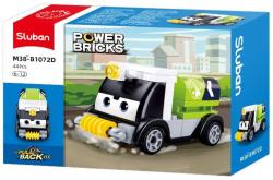 Sluban Power Bricks Cisterna zelená zpětný chod 44 dílků (stavebnice)