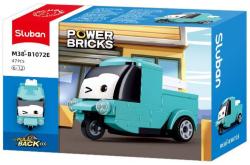 Sluban Power Bricks Náklaďák tyrkysový zpětný chod 47 dílků (stavebnice)