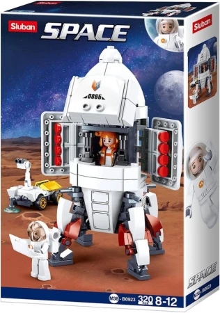 Sluban Space Přistávací modul expedice Saturn 320 dílků + 2 figurky (stavebnice) Sluban Space Přistávací modul expedice Saturn 320 dílků + 2 figurky (stavebnice)