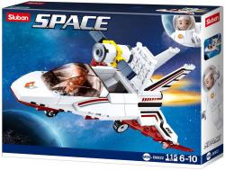 Sluban Space Vesmírná loď Saturn 115 dílků + 1 figurka (stavebnice)
