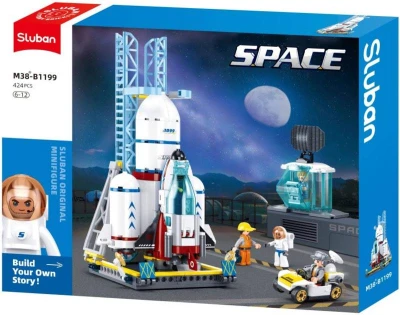 Sluban Space Vesmírné středisko 424 dílků + 4 figurky (stavebnice) Sluban Space Vesmírné středisko 424 dílků + 4 figurky (stavebnice)