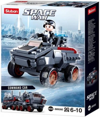 Sluban Space War Obrněné podpůrné vozidlo 90 dílků + 1 figurka 6v1 (stavebnice) Sluban Space War Obrněné podpůrné vozidlo 90 dílků + 1 figurka 6v1 (stavebnice)