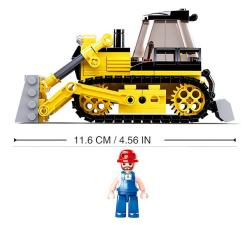 Sluban Town Buldozer 231 dílků + 1 figurka (stavebnice)