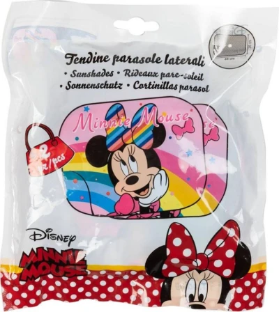 Sluneční clona Disney Minnie Mouse baby stínítko set 2ks na sklo do auta