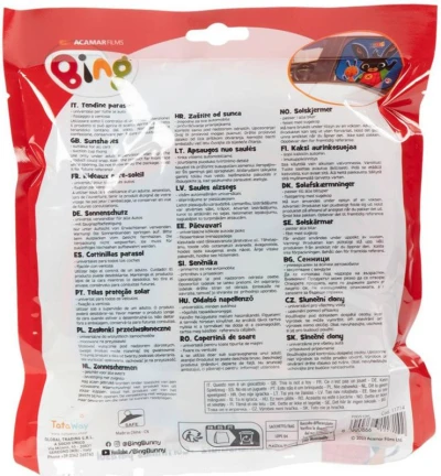 Sluneční clona králíček Bing baby stínítko set 2ks na sklo do auta