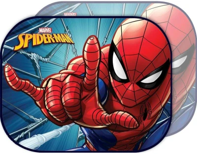 Sluneční clona Spiderman baby stínítko set 2ks na sklo do auta Sluneční clona Spiderman baby stínítko set 2ks na sklo do auta