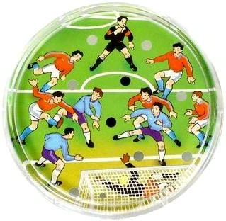 Směr Hra Fotbal 9cm kuličkový hlavolam bludiště plast