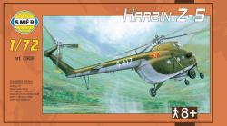 Směr SMĚR Model helikoptéra Harbin Z-5 1:72 stavebnice vrtulníku 122 dílků