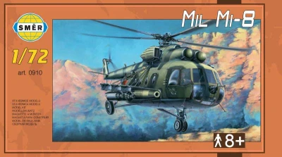 Směr Model helikoptéra Mil Mi-8 1:48 stavebnice vrtulníku 121 dílků Směr Model helikoptéra Mil Mi-8 1:48 stavebnice vrtulníku 121 dílků